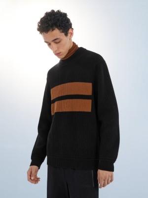 Black Zegna Oasi Cashmere Crewneck | KMSOTDY-92