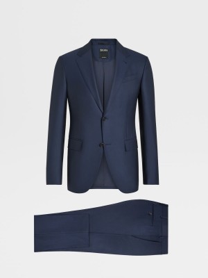 Blue Zegna 15milmil15 Wool Suit | AWBCJKP-65