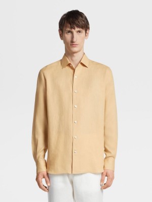 Coral Zegna Linen Shirt | ANEVHFT-78