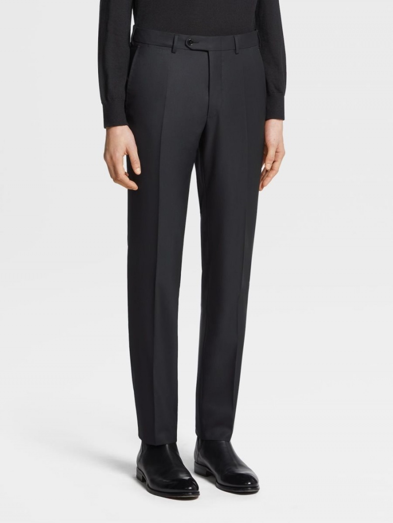 Black Zegna 15milmil15 Wool Suit | KMTAUOL-31