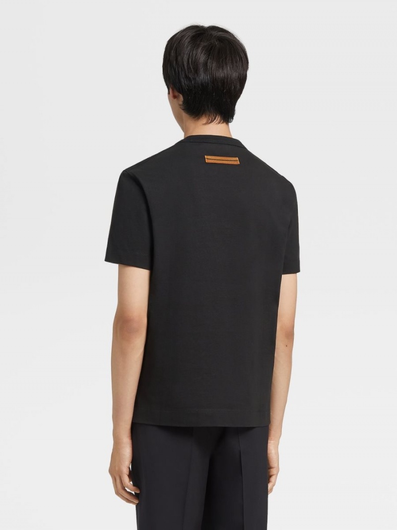 Black Zegna #usetheexisting Cotton T-shirt | GWTFINQ-80