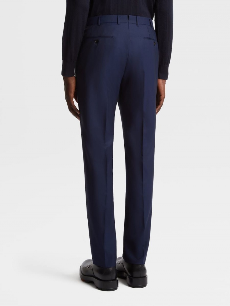 Blue Zegna 15milmil15 Wool Pants | DNSAGIL-38