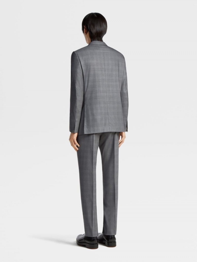 Grey Zegna Centoventimila Wool Suit | RCLPXWY-90