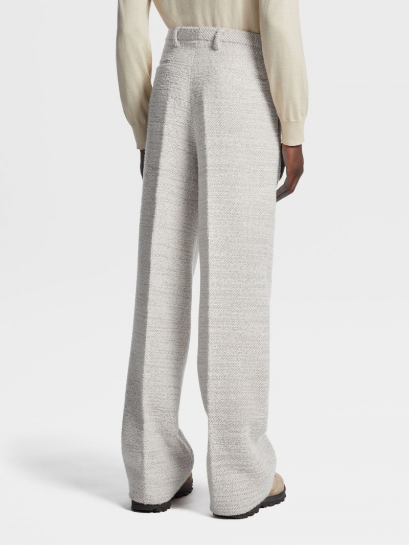 Light Grey Zegna Wool Blend Pants | KQLEOPY-43