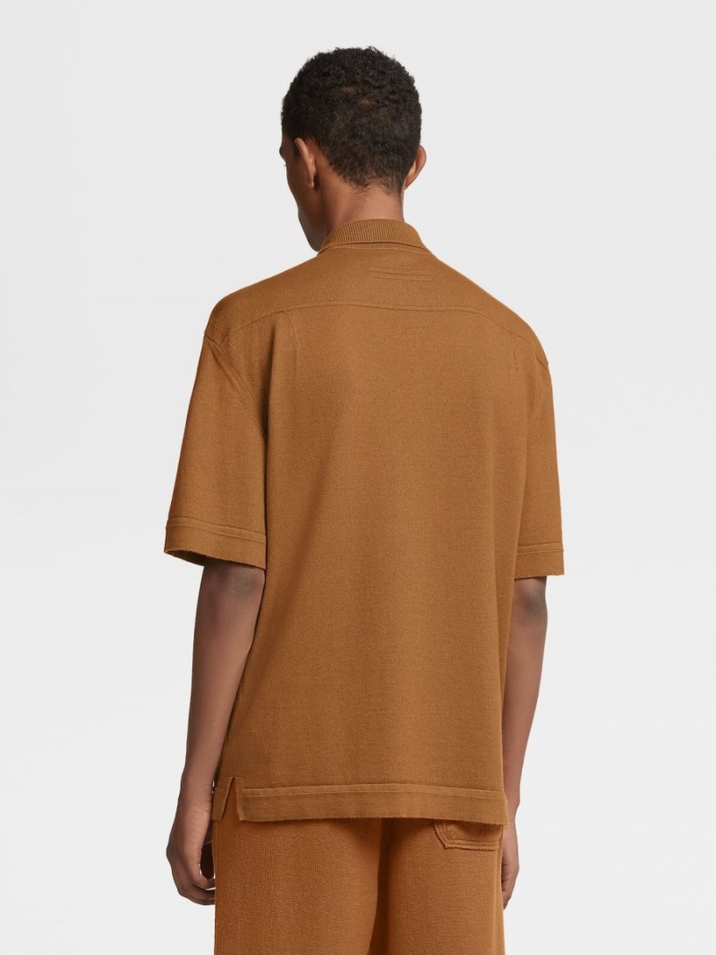 Zegna Cashmere And Cotton Polo Shirt | XODMJWP-70