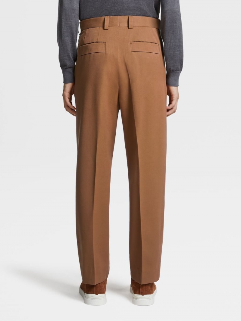 Zegna Cotton And Wool Pants | ZBVXWMU-82