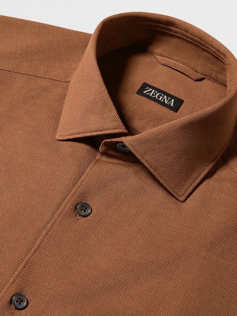 Zegna Cotton Shirt | MABSNDR-10