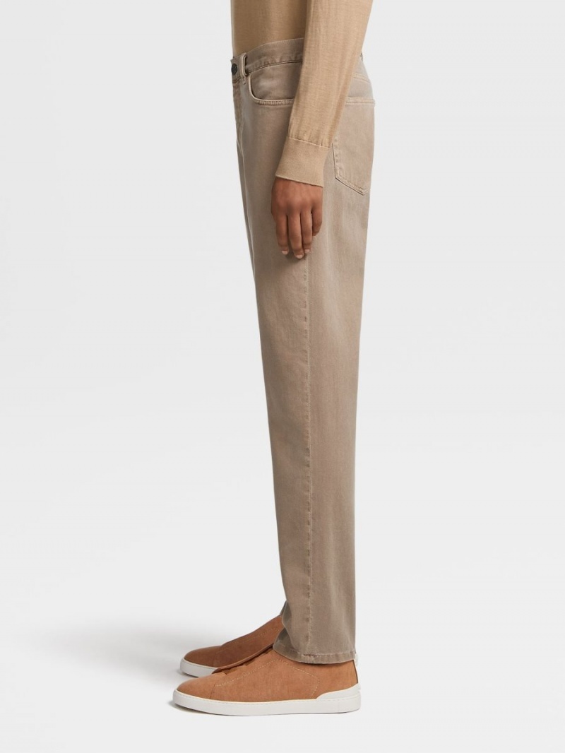 Zegna Delave Stretch Cotton Jeans | LMOZDUC-28