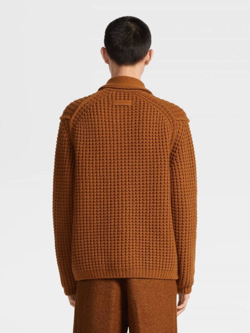 Zegna Oasi Cashmere Polo Sweater | IEPKLAO-58