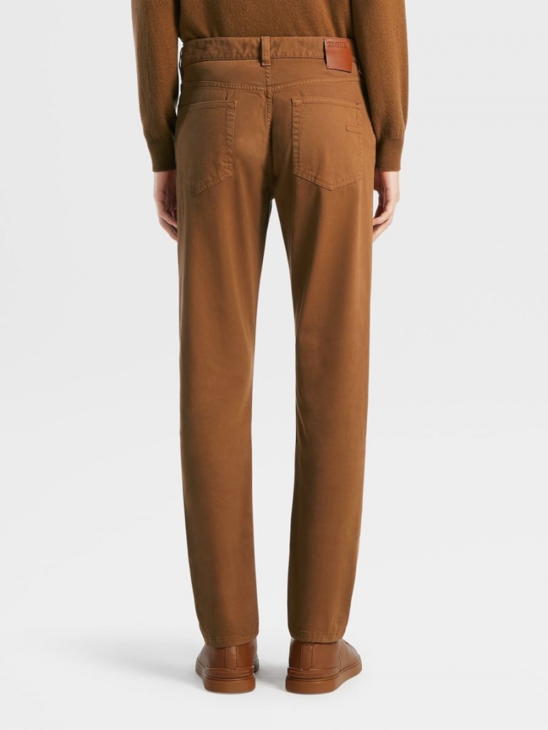 Zegna Stretch Cotton Roccia Pants | ZWDYIMP-05