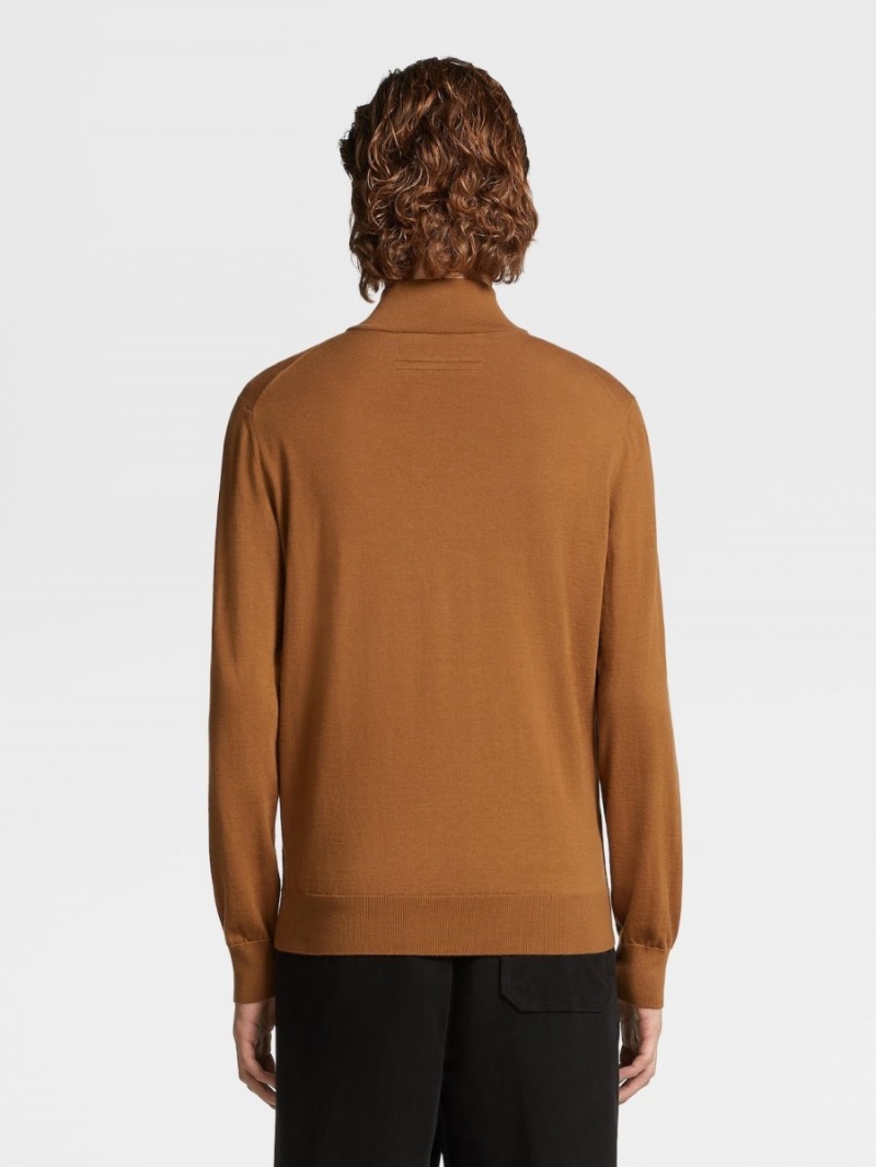 Zegna Zip Mock Sweater | LOAYKRC-01